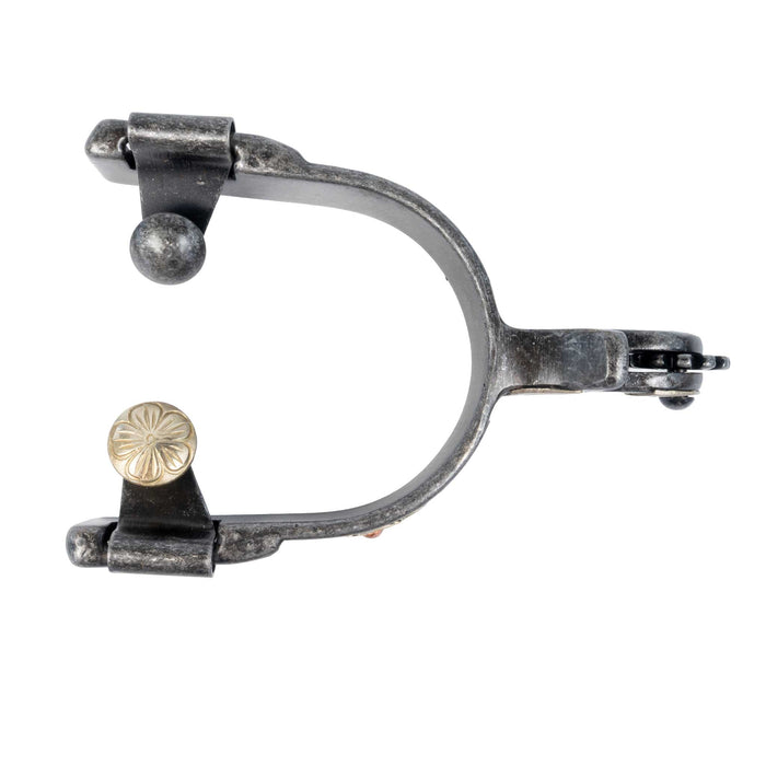 Aged Steel Floral Lady Spur