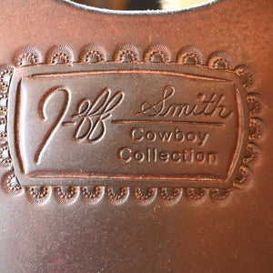 16.5" USED JEFF SMITH CUTTING SADDLE Saddles Jeff Smith   