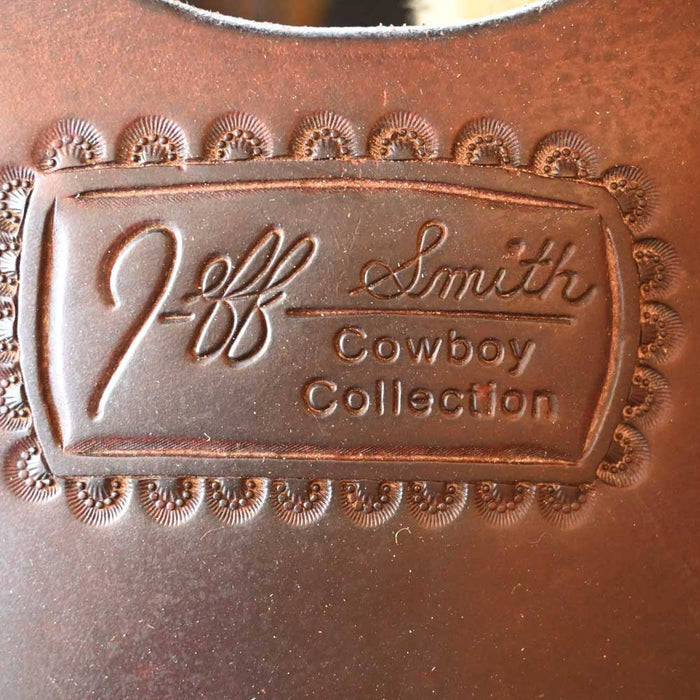 16.5" USED JEFF SMITH CUTTING SADDLE Saddles - Used Jeff Smith