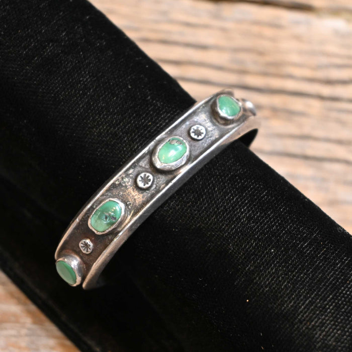 1960's Heavy Sterling SIlver Cuff Bracelet