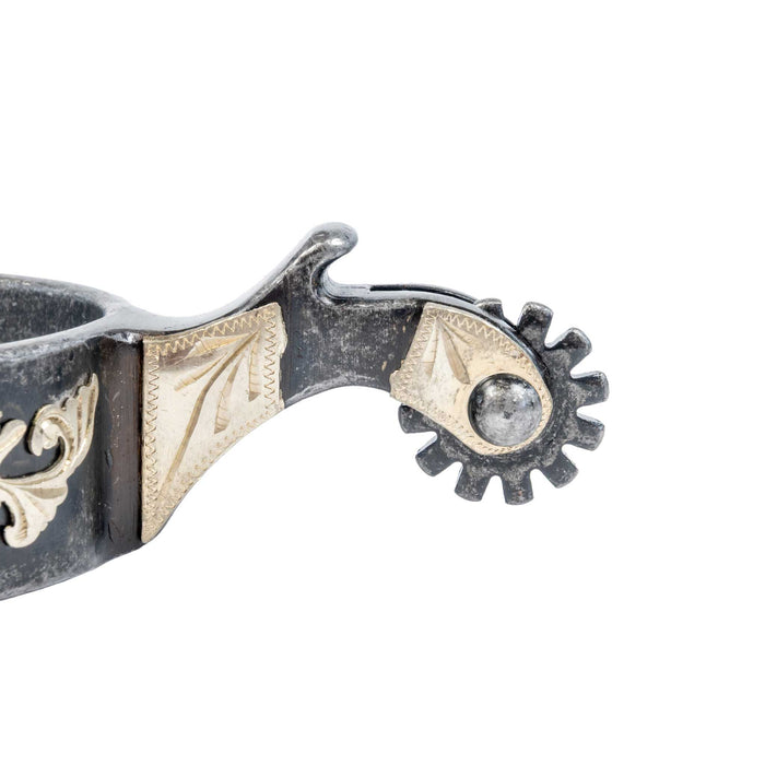 Aged Steel Floral Lady Spur