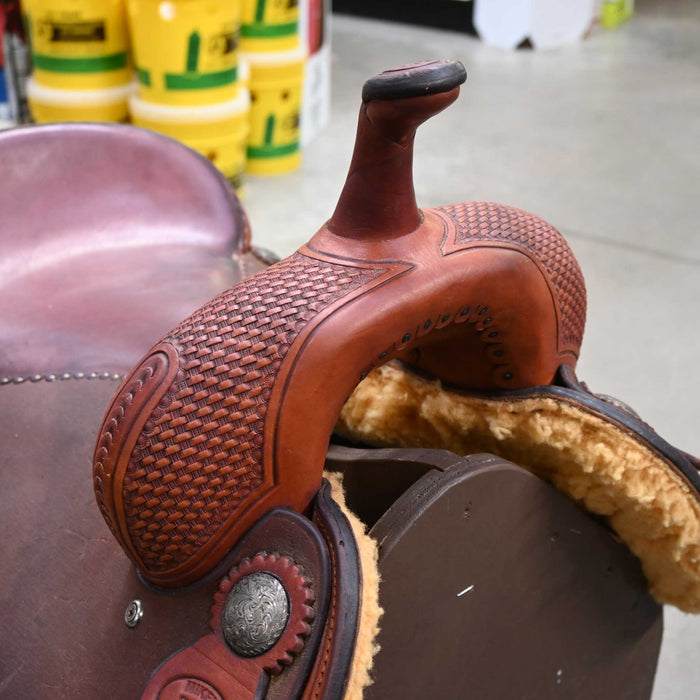 16.5" USED MIKES CUSTOM CUTTING SADDLE