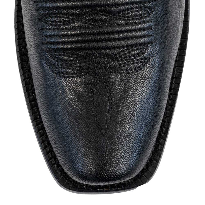 RW Ranch Men's Black Goat Cutter Toe Boot MEN - Footwear - Western Boots R Watson