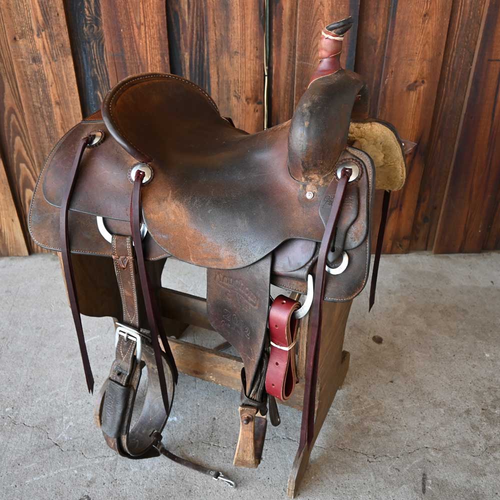 16" USED JEFF SMITH CUTTING SADDLE Saddles Jeff Smith   