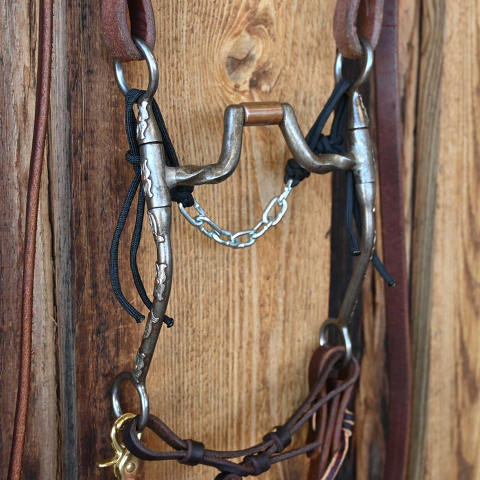 Josh Ownbey Slow Twist Hinge Port Bridle Rig w/Single Ear Headstall