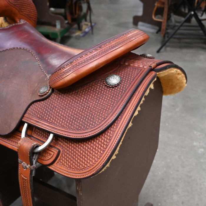 16.5" USED MIKES CUSTOM CUTTING SADDLE