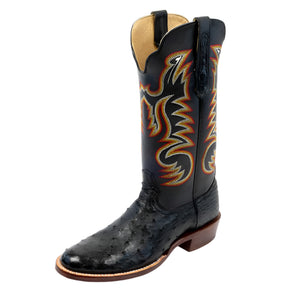 R. Watson Men's Black Cowhide Western Boot - FINAL SALE MEN - Footwear - Exotic Western Boots R Watson