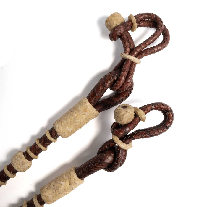 Teskey's Brown Rawhide Reins Tack - Reins Teskey's