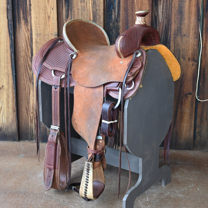 15" USED TESKEY'S RANCH ASSOCIATION SADDLE Saddles - Used Teskey's Saddlery