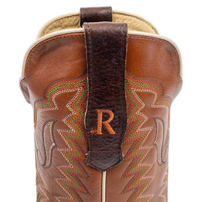 R. Watson Men's Cognac Sinatra Cowhide Square Toe Boot - FINAL SALE MEN - Footwear - Western Boots R Watson