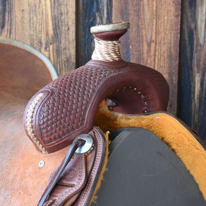 15" USED TESKEY'S RANCH ASSOCIATION SADDLE Saddles - Used Teskey's Saddlery
