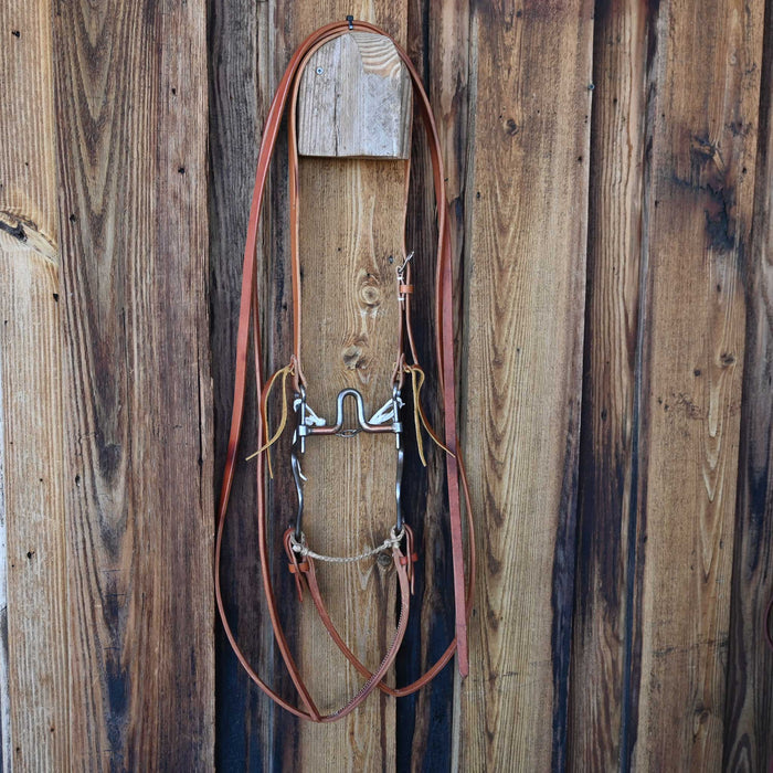 Josh Ownbey Solid Port Bridle Rig w/Split Ear Headstall