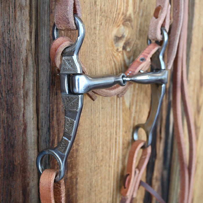 Ricky Trammell Snaffle Bridle Rig w/All New Leather