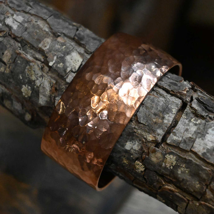Native Hammered Copper Cuff