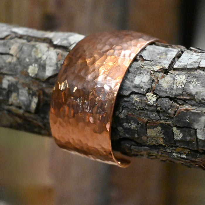 Native Hammered Copper Cuff