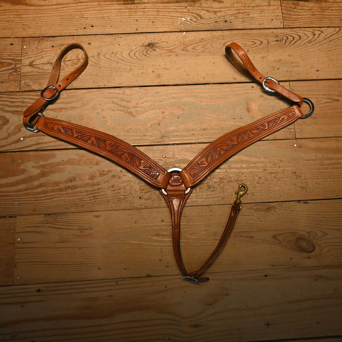 14.5" USED LARRY COATS TEAM ROPING SADDLE