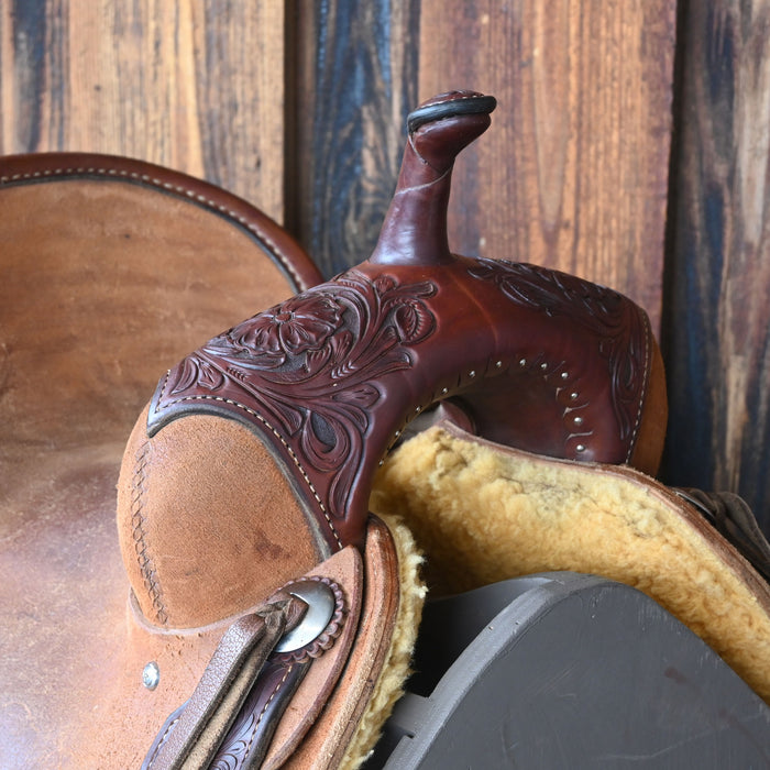 13.5" USED BECERRIL BARREL SADDLE Saddles - Used Becerril Saddlery