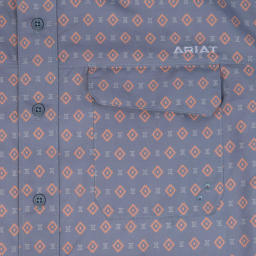 Ariat Men's VentTek Outbound Classic Fit Black Aztec Print Button Down Shirt MEN - Clothing - Shirts - Short Sleeve Ariat Clothing
