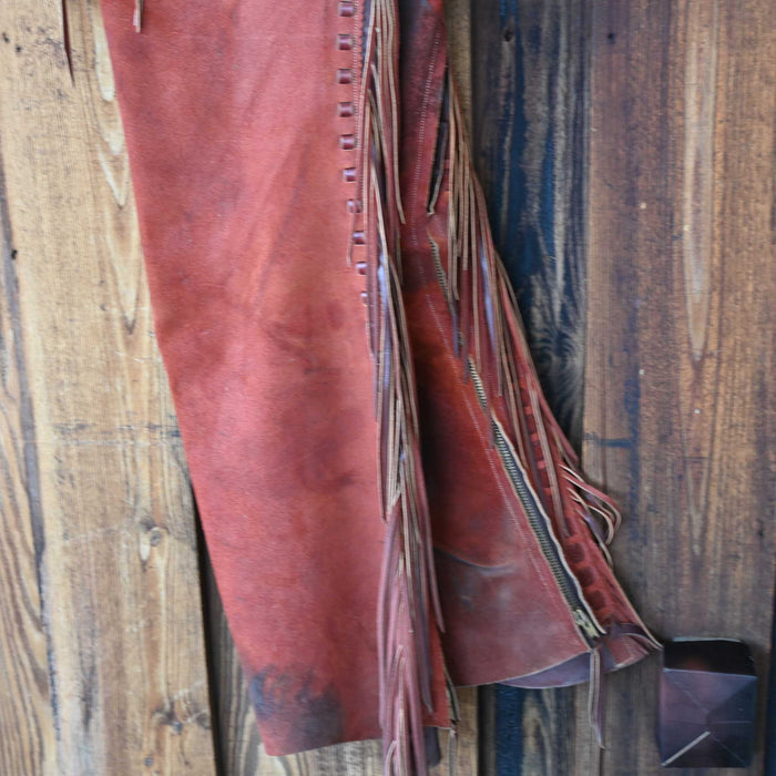 Guin Leather Stepthrough w/ Zips Chaps