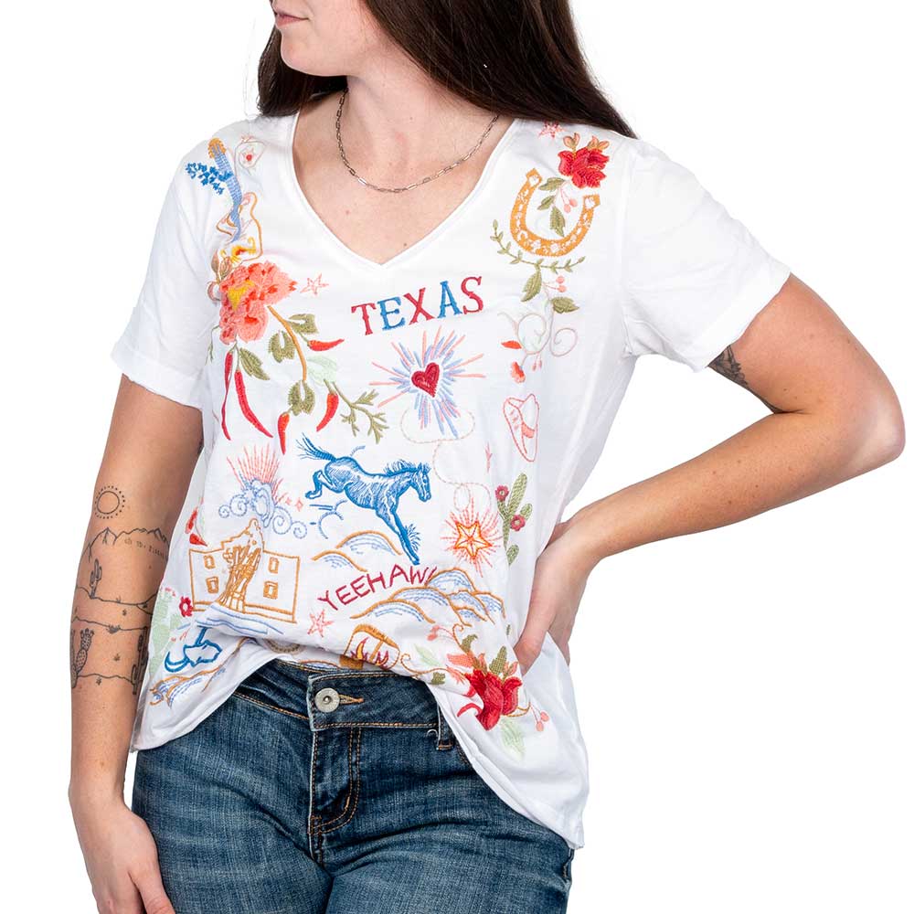 Johnny Was Texas Everyday Tee WOMEN - Clothing - Tops - Short Sleeved Johnny Was Collection