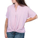 * Ivy Jane Banded Popover Top - FINAL SALE WOMEN - Clothing - Tops - Short Sleeved Ivy Jane