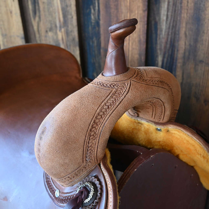 17" JEFF SMITH BUSTER WELCH CUTTING SADDLE