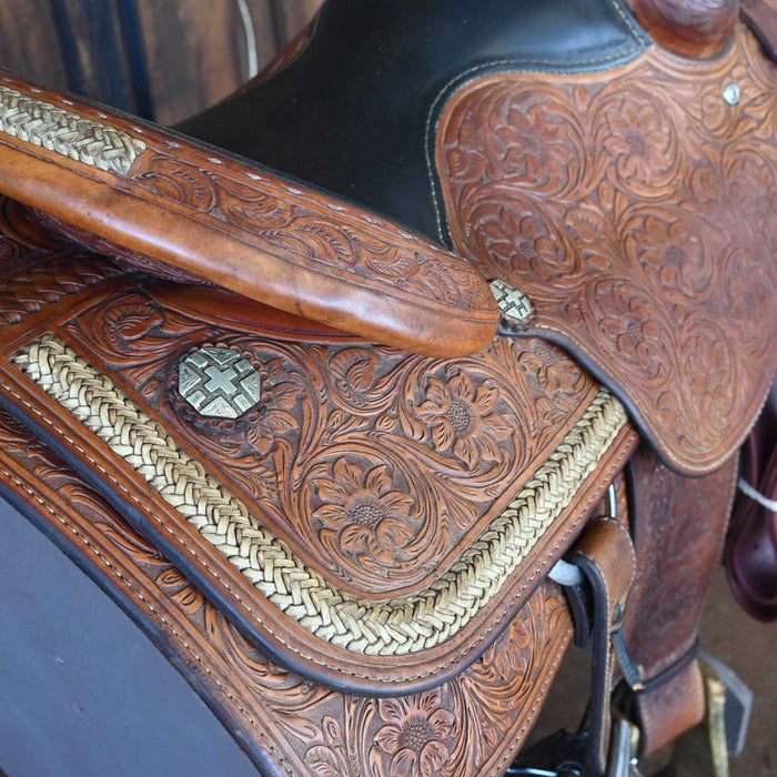 14.5" USED CACTUS ROPER SADDLE