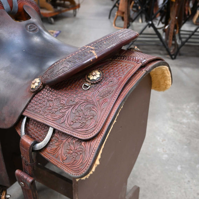 15" USED TESKEY'S RANCH VERSATILITY SADDLE
