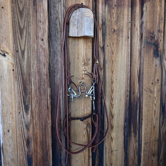 Preston Williams Solid Port Bridle Rig w/Single Ear Headstall