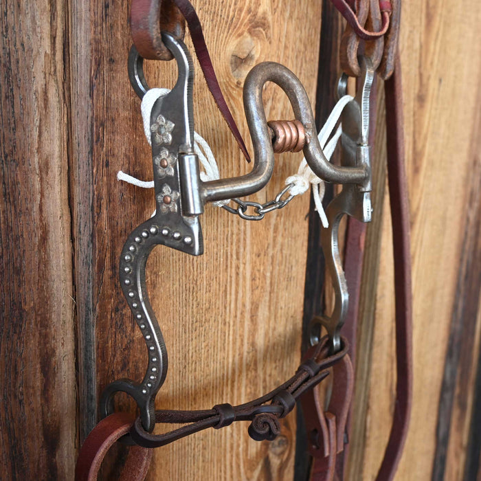 Preston Williams Solid Port Bridle Rig w/Single Ear Headstall