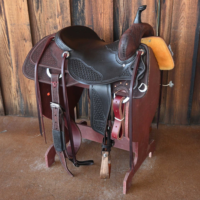 16" JEFF SMITH BEAU GALYEAN CUTTING SADDLE