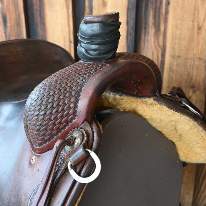 15.5" USED NRS RANCH SADDLE
