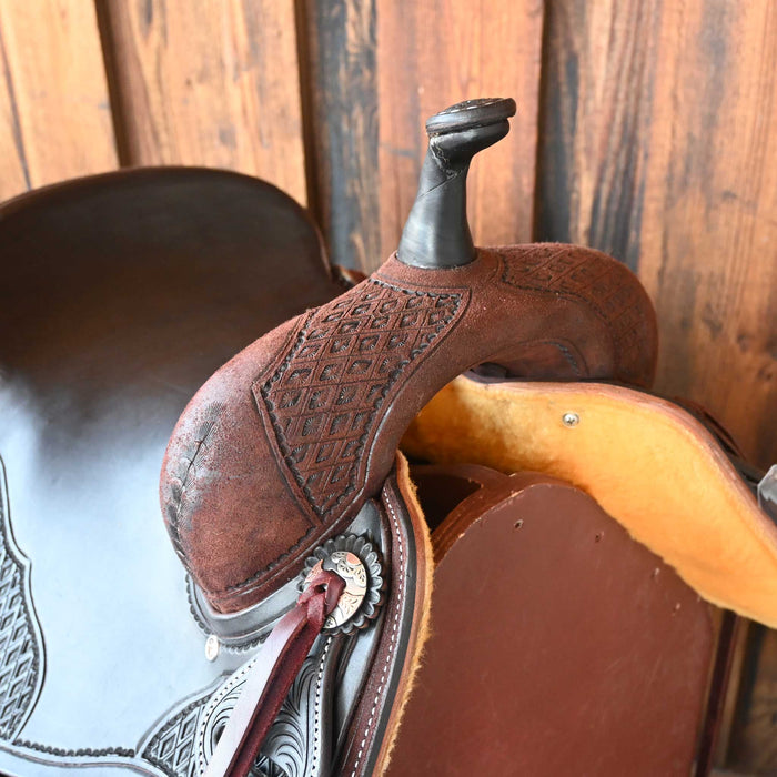 16" JEFF SMITH BEAU GALYEAN CUTTING SADDLE
