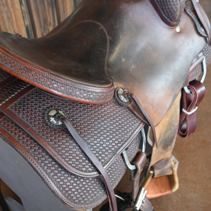 15.5" USED NRS RANCH SADDLE