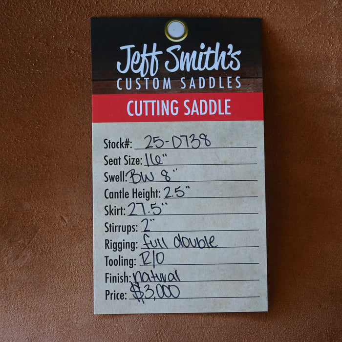 16" JEFF SMITH BUSTER WELCH CUTTING SADDLE