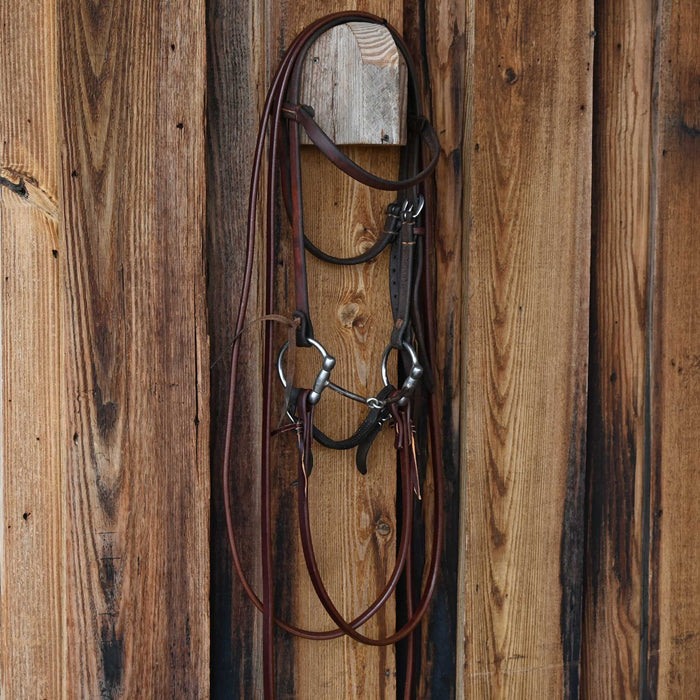 D-Ring Snaffle Bridle Rig w/Browband Headstall