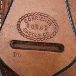 15" USED CORRIENTE BARREL SADDLE Saddles Corriente