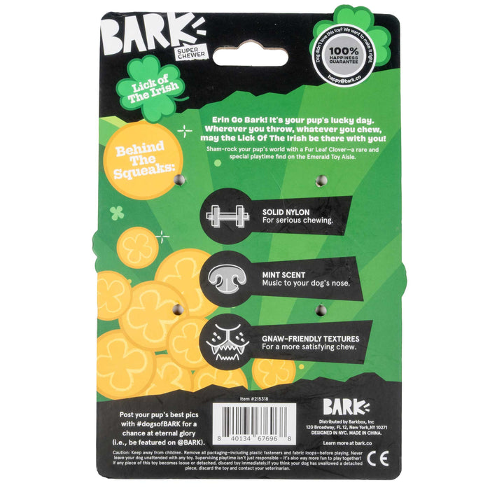 Bark Fur Leaf Clover Dog Toy Pets - Toys & Treats BARK