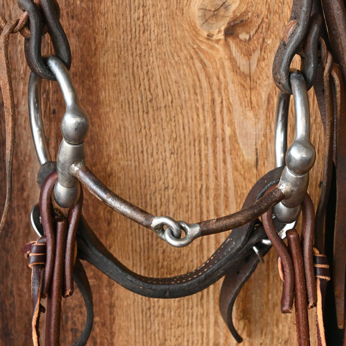 D-Ring Snaffle Bridle Rig w/Browband Headstall