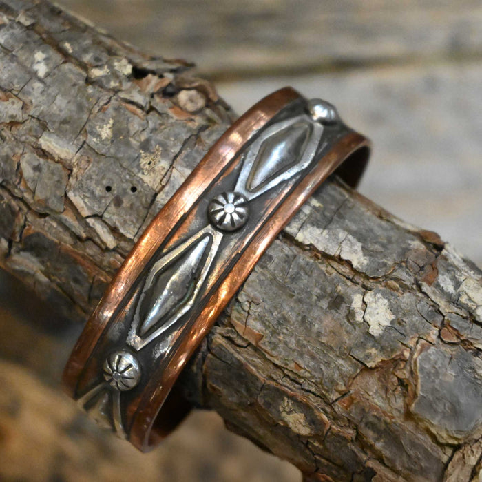 Boyd J. Ashley Copper & Sterling Silver Cuff
