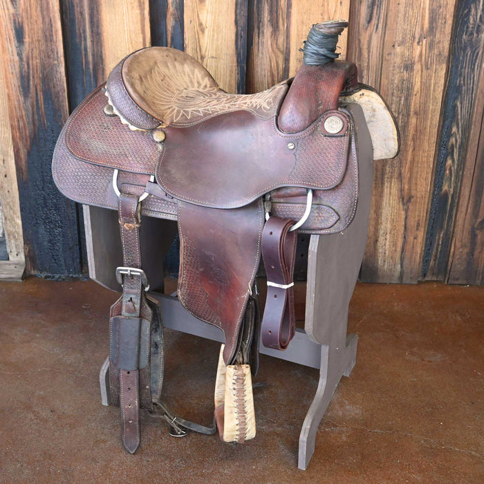 15.5" USED BILLY COOK TEAM ROPER SADDLE
