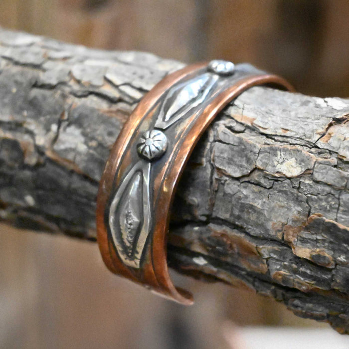 Boyd J. Ashley Copper & Sterling Silver Cuff