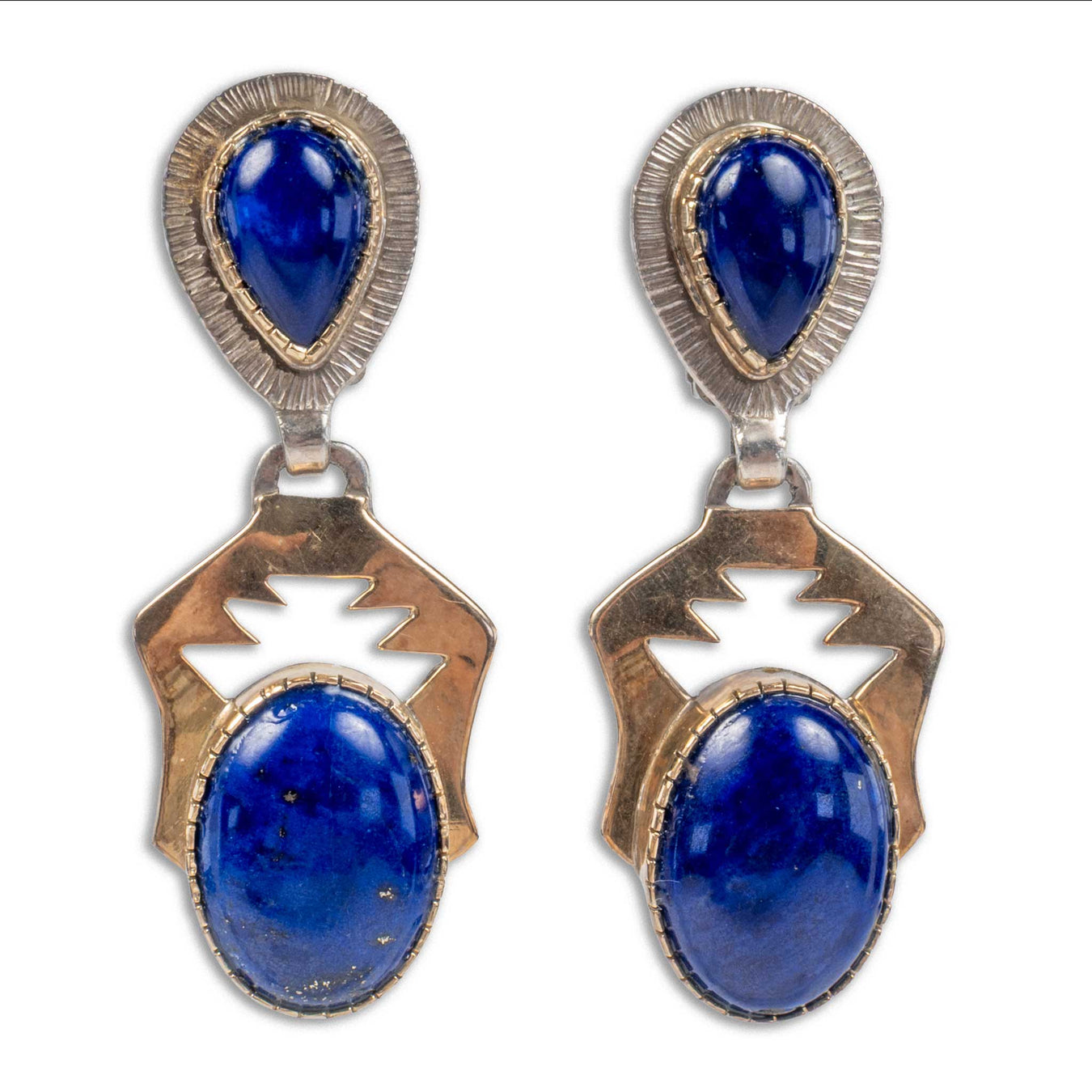 14K Gold Sterling Silver Lapis Earrings WOMEN - Accessories - Jewelry - Earrings Teskey's