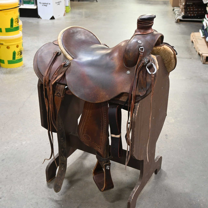 15" USED RON CLARK RANCH SADDLE