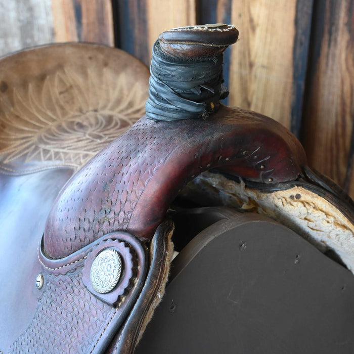 15.5" USED BILLY COOK TEAM ROPER SADDLE