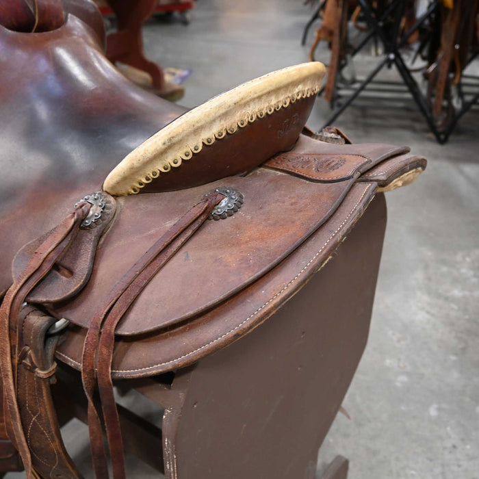15" USED RON CLARK RANCH SADDLE
