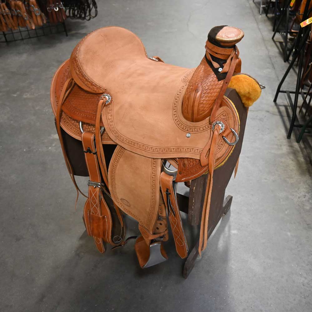 15" BRAZOS RIVER POST HORN ASSOCIATION SADDLE Saddles Brazos River Saddlery