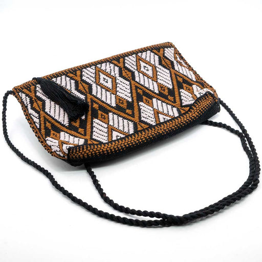 Huichol Crossbody Bag - Pink/Brown WOMEN - Accessories - Handbags - Clutches & Pouches San Pancho Artisans