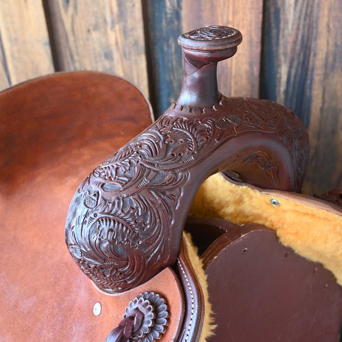 15" JEFF SMITH BUSTER WELCH RANCH CUTTER SADDLE