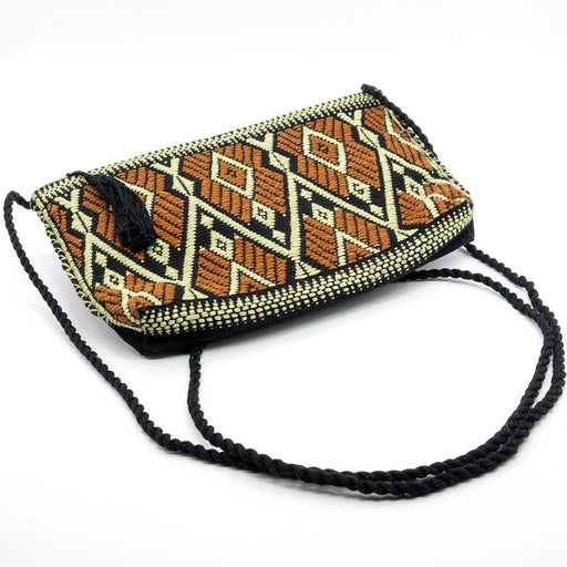 Huichol Crossbody Bag - Mint/Brown WOMEN - Accessories - Handbags - Clutches & Pouches San Pancho Artisans